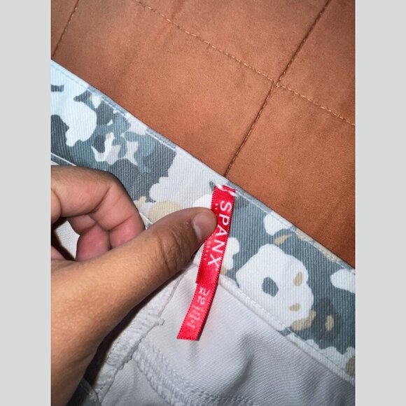 SPANX Camo High Rise Jean-ish Ankle Leggings Women’s Size XL - Picture 7 of 13